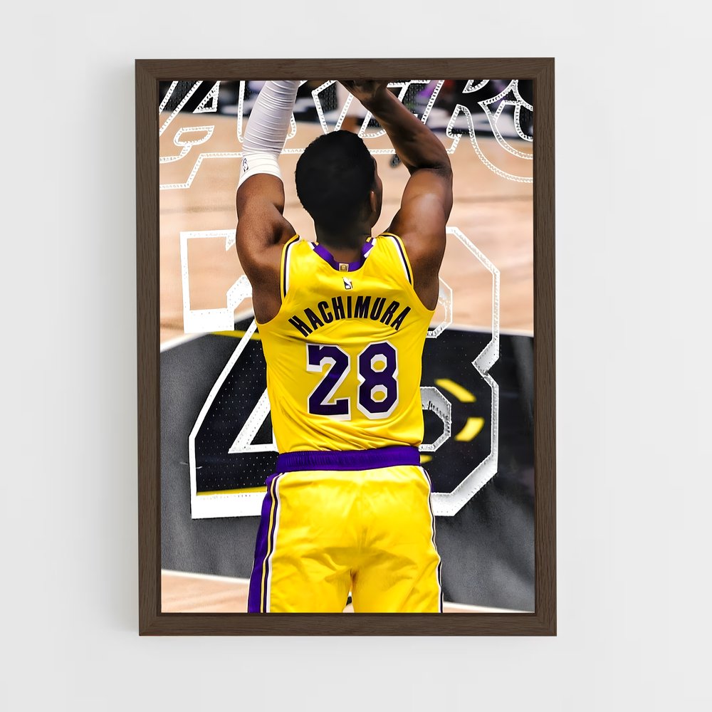 Poster Rui de hachimura – affiche Basketball (vue 5)